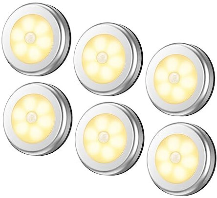 HOMSFOU 4 Stück Nachtlampe Für Zuhause Licht Zur Bewegungserkennung Schranklicht Mit Sensor Nachtlampe Mit Bewegungssensor Küchenschrank Nachtlicht Werkzeug Menschlicher Sensor