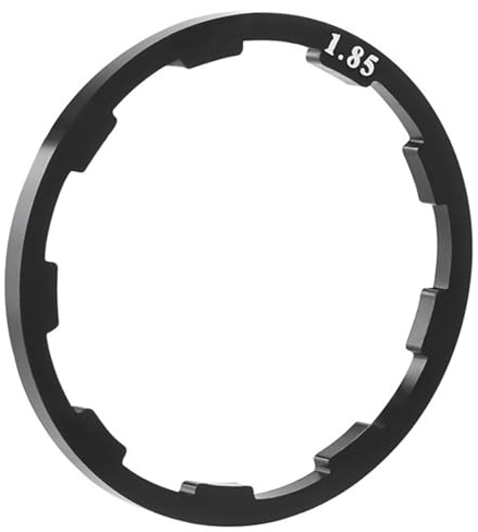DHWEKU Innenlagerdistanzscheiben, Kassettenschwungradnaben-Distanzscheibe,Schwungrad Kassette Spacer 1.85mm Freilauf Nabe Spacer，Fahrrad Tretlager Achse Unterlegscheibe Dichtung für Mountainbike