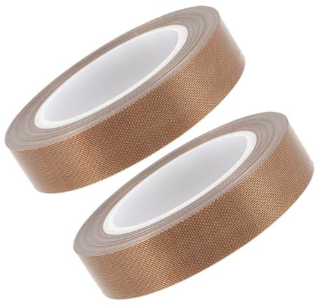 CLISPEED 2 Rollen hitzebeständiges Klebeband dichtungsbänder dichtungsband ptfe Vakuumierband Klebeband zum Abdichten von Lebensmitteln Handsiegelband PTFE- Versiegeler Dichtband