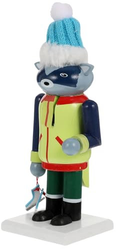 SHOWERORO Figurine De Décoration De Bureau Nutcracker Style Cartoon De Ornement pour Étagères Et Tables