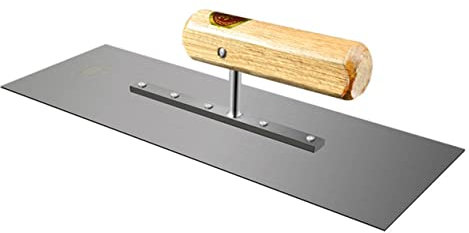 DIYEAH Cazzuola Di Finitura in Acciaio Al Manganese Per Calcestruzzo e Intonaci Impugnatura Ergonomica