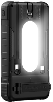 Batterie Externe avec Chargeur Solaire | Antichoc avec Lampe Torche | Batterie Externe Solaire avec Manivelle | pour Smartphone Appareil Photo Tablette Camping Randonnée et Trekking