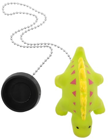Anneome Rubber Bathtub Drain Stopper for Cute Dinosaur Cartoon Tub Plug Universal Bath Waste Plug for Bathtub and Bathroom Sink
