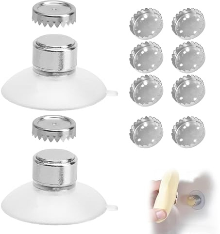 2er-Set Seifenhalter Magnet Seifenmagnet Und Fügen Sie 8 Seifenhalter Ohne Bohren Starke Befestigung Für Dusche Waschbecken Bad Und Küche