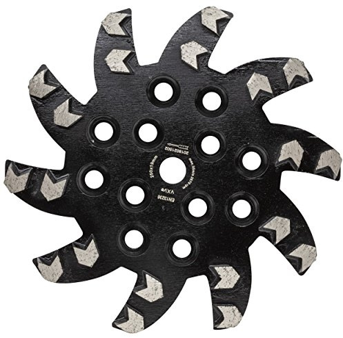 Diamant Stern-Schleifscheibe Ø 250 mm für Einscheibenschleifmaschinen für mittelharte und harte Untergründe und Materialien