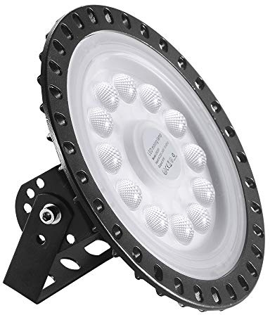Viugreum LED UFO, 50W Led Hallenstrahler, 6000K Kaltweiß 120° Industrielampe 5000LM LED High Bay Licht IP65 LED-Licht für Hallenbeleuchtung, Werkstattbeleuchtung, Industrielle Beleuchtung