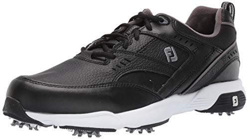FootJoy Herren Sneaker Golfschuhe, Schwarz, 12 Wide