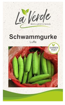 La Verde MEIN GARTEN UND ICH. Schwammgurke Gurkensamen, Grün