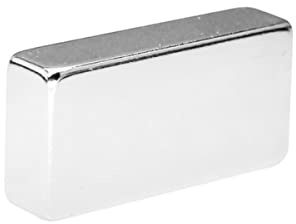 Strong Neodymium Magnets, Rare Earth Magnet, 40x20x10mm Rectangular Bar Magnet For Arts Crafts Hobbies Whiteboard Fridge and Office - 1Pcs