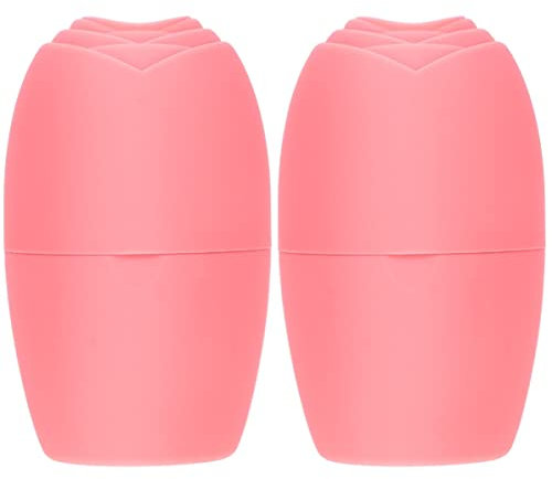 Beavorty 2stücke Gesichtsmassage Roller Mit Kühlfunktion Multifunktionales Massagegerät Aus Lebensmittelechtem Gegen Falten Für Straffere Haut Und Gesichtskonturen Für Entspannende