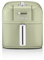 Swan SD10510GN Retro 6L Manual Air Fryer with Rapid Air Circulation, Adjustable Temperature, 60 Minute Timer, 1800W Retro Green