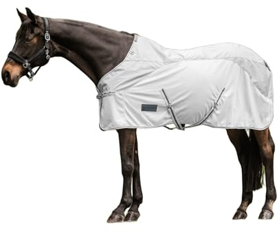 Waldhausen Regen-Fliegendecke Protect, Silbergrau/grau, 165 cm