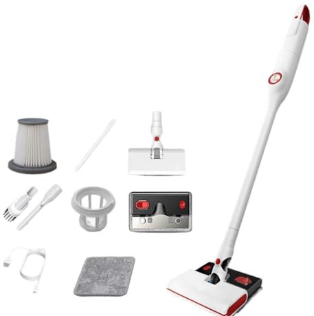 LANMOU Aspirateur sans Fil Puissant, Aspirateur Balai sans Fil Aspirateurs Balais et Balais Électriques Balai Vapeur sans Fil Aspirateur Laveur sans Fil Jusqu'à 40 Minutes d'Autonomie