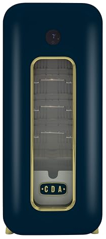 Retro freestanding drinks cooler with built in wireless phone charger - Dark Skies 5055833408153