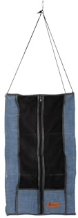 BERGER Milo Maxi Hängeschrank | Hängeaufbewahrung Hängeorganizer Campingschrank für Kleidung Bad Kinderzimmer Wohnwagen | Hängeregal mit 3 Fächer & Insektenschutz | 70x40x20 cm