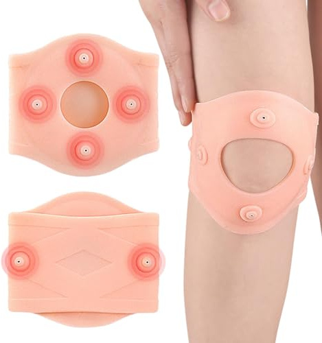Povanjer Rodillera de compresión, rodilleras magnéticas | Almohadilla magnética para el cuidado de la rodilla,Rodilleras y transpirables cómodas, rodilleras de masaje magnético impermeables | Rodilla de compresión para senderismo, baloncesto, carreras, tenis, voleibol, gimnasio, bádminton, ciclismo recuperación,