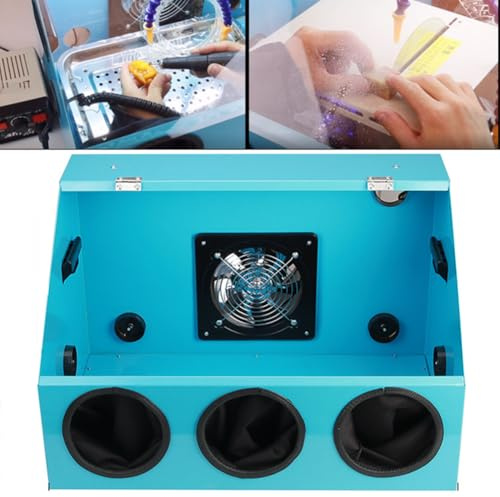 Mavdecll Boîte À Poussière De Polisseuse De Table De Meulage Électrique Entièrement Fermée, Boîte À Poussière Entièrement Fermée avec Lumière LED Et Ventilateur De 40 W, Vitesse De Rotation 2800r/min