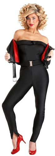 Premium Grease Sandy Costume for Women - Officially Licensed Grease Movie Character Cosplay Outfit & Accessories L