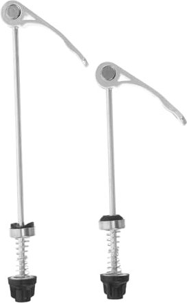 NULYLU 2pcs Bike Quick Release Skewers Levers for Wheel Hub Front Rear Clip Bolts Lightweight Versatile for Road Riding