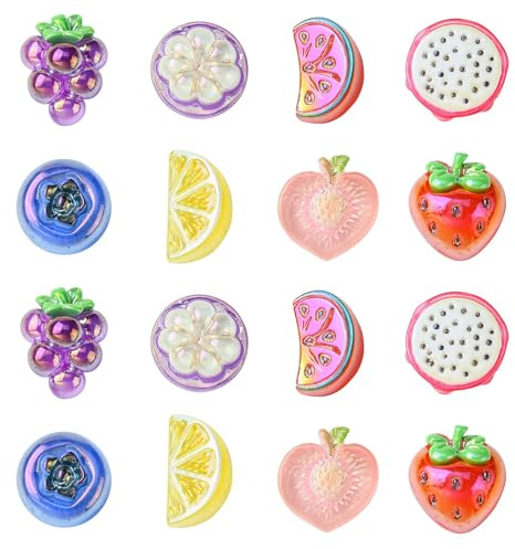 Ipotkitt Verschiedene Cupcake-, Brot-Cabochons aus Kunstharz, niedliche Verzierungen für selbstgemachte Handyhüllen, Taschen, Bastelbedarf