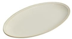 Beihuang Ofen-Keramik-Fischteller, ovaler Teller für den Haushalt, gedämpfter Fisch, 25,4 cm