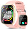 Smartwatch Uomo Donna, 1,85'' Orologio Smartwatch con Effettua/Risposta Chiamate, 112 Modalità Sportive Fitness Tracker con Sonno/Cardiofrequenzimetro, IP68 Smart Watch per Android iOS, Rosa Chiaro