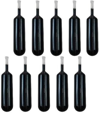 FashionCha 10 Stück Stempel Nachfülltinte 2ml Roller Stempel Tinte für Schutz Stempel Papier Büro