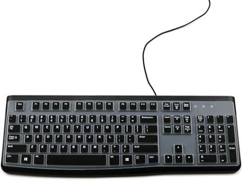 Tastaturabdeckungen für K120 MK120, kabelgebunden, ergonomisch, wasserdicht, Silikon-Tastatur-Hülle