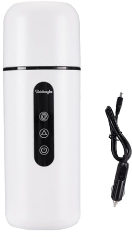 da viaggio elettrica, bollitore elettrico portatile per auto - Bollitore universale per auto con funzione di agitazione automatica, temperatura costante da viaggio da 420 ml per viaggi in