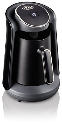 Arzum Okka Minio Kaffeemaschine, 1-4 Tassen (300ml.), Überlaufschutzsystem, waschbare Kaffeekanne, akustisches Warnsystem, 480W, preisgekröntes Design.