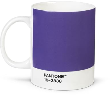Pantone Mug, Coffee/Tea Cup, fine China (Ceramic), 375 ml, Ultra Violet 18-3838 (COY), 1 Stück (1er Pack)