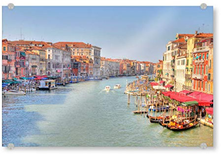 artboxONE Acrylglasbild 30x20 cm Reise Venedig Bild hinter Acrylglas - Bild Reise italie Italien