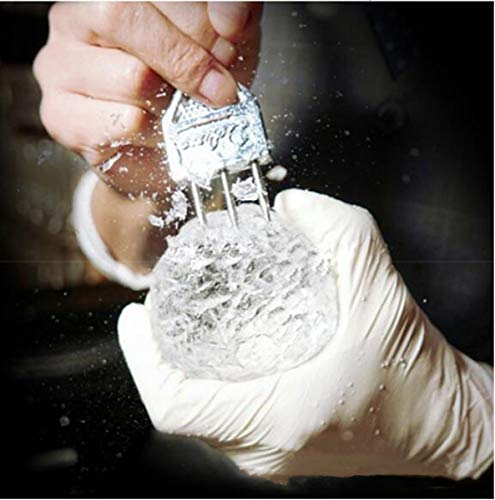 Eispickel, Edelstahl, 3 Zinken, Eismeißel, Crushed Ice Barware Bartender Tools Bar Zubehör Japanisch Dreizackigen Eispickel