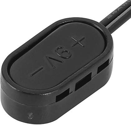 Voluxe 9 V Battery Clip Connector, Purest Current 6.7in Battery Snap Connector Power Supply Adapter 9 V for Guitar Effect Pedal