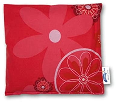 Theraline Kirschkernkissen 23 x 26 cm Retroblume rot Kirschkerne