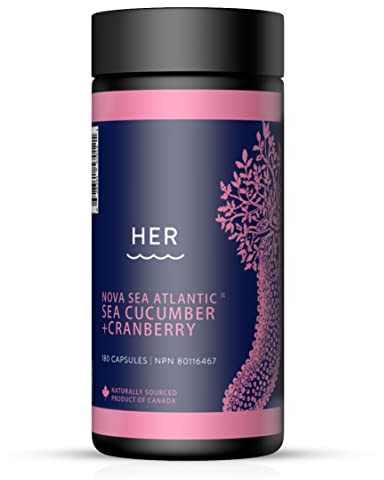 Nova Sea Atlantic Sea Cucumber + Cranberry Her 180 Capsules