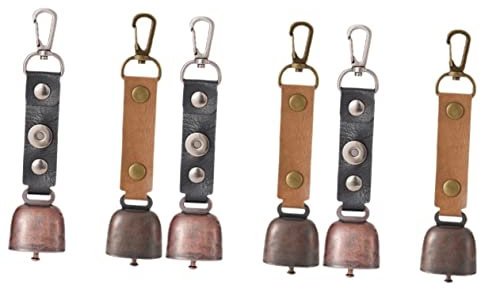 Garneck 3er-Set Outdoor-zubehör: Wanderglocken Aus Metall Laute Alarmglocken Für Tieralarm Tragbares Wanderzubehör 2 Stück X 3