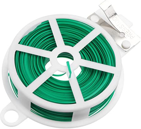 Gatuida Krawatten drehen Garten Krawatte Pflanzenbieger Wein-Clips Puppenhaus Bibel Äste biegen Bonsai-Draht einziehbare Vampirzähne Gartenschnur werkzeug Umspritzen binden Kabelbinder