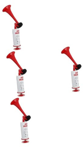 TOYANDONA 4stücke Manuelle Air Horn Handheld Hupe Aus Robustem Und Lauter Für Sportevents Partys Und Feiern Tragbar Leuchtenden Farben Für Fans