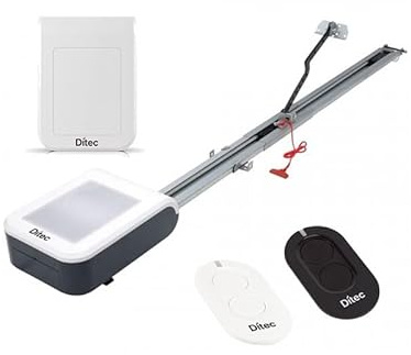 DITEC AIR 24V KIT PORTA GARAGE BASCULANTE MOTORE A TRAINO USO INTENSIVO 12 M²/130 KG CONNETTIVITÀ BLUETOOTH AIR600B