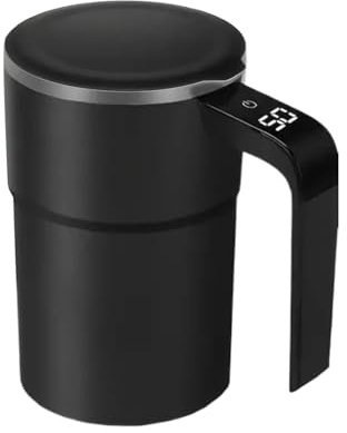 Tazza Da Caffè - 5000 Giri / Min Che Si Mescolano Tazza Da Caffè | 380 Ml Di Tazza Auto -agitante Con Coperchio | Magnetiche Tazze Da Caffè Che Si Agitano | Coppa Di Miscelazione Ricaricabile Da Viagg
