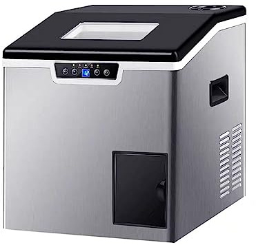 macchina per il ghiaccio Fabbricatore di ghiaccio da 40 kg Negozio di tè al latte commerciale Cubo di ghiaccio di grandi dimensioni Produce una piccola macchina for produrre ghiaccio completamente aut