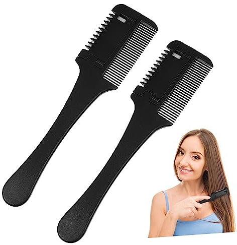 SHERCHPRY 2stücke Haarschneidekamm Ausdünnungskamm Haar Cutter Kamm Mit Für Kürzen Formen Und Kämmen Diy Styling Tool