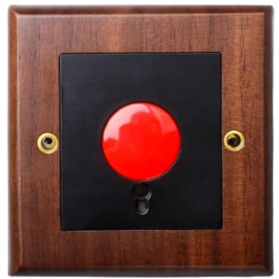 MagiDeal Panel de interruptores de iluminación de madera, placa de interruptor tipo 86, elegante decoración, interruptores de atenuación de luz resistentes, Panel de Interruptores de Alarma