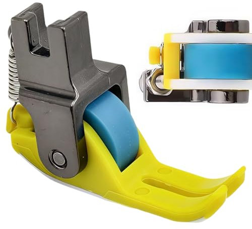 Wheel Presser Feet - Roller Sewing Foot, Single Needle Lockstitch | Multifunctional Sewing Machine Accessory Leather, Industrial Walking Foot For Heavy Fabric Tool with Smooth Feed Non Slip Rollers