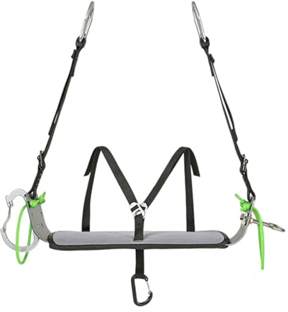Harnais d'escalade pour homme, ceinture de sécurité réglable et confortable – Accessoires d'alpinisme pour le camping, le service de ligne à domicile, les échafaudages
