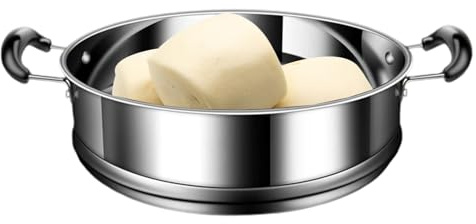 Xijobido Olla Vaporera Para Cocinar | Rejilla Vaporera De Cocina - Cesta De Vapor Para Huevos Comidas Mariscos Panecillos Diarios Pasteles Caseros Verduras Sopa Postres