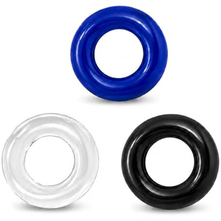 Set de 3 anillos para el pene – Juguetes sexuales para parejas, anillos para potenciar la erección