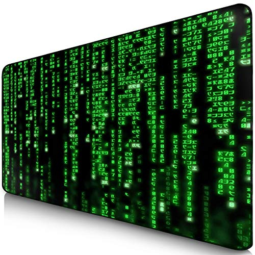SIDORENKO Tappetino Mouse XXL - 900 x 400 x 2mm - Mouse Pad Gaming - Bordi cuciti I Base in Gomma Antiscivolo I Verde