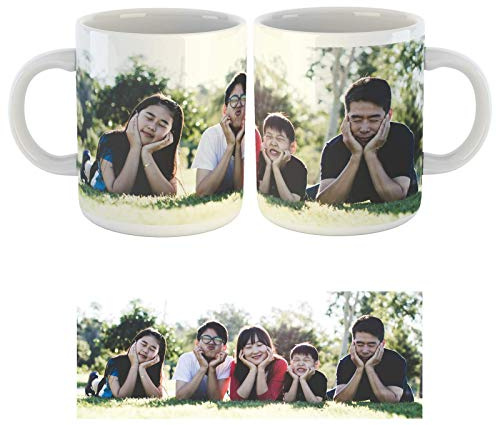 Personalised Mug with Photo (11oz) Photo Collage Personalise with a 1 Photo Collage Gift for Him, Her, Mum, Dad, Friends - Birthday, Anniversary